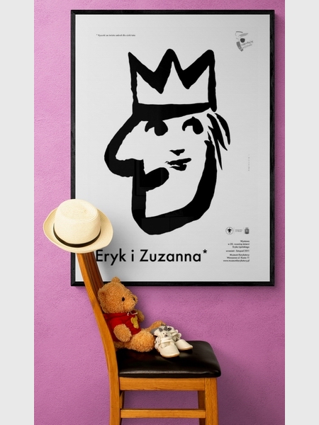 plakat: Eryk i Zuzanna, autor Mieczysław Wasilewski