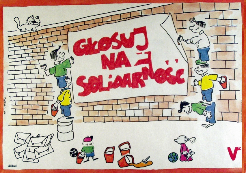 głosuj na Solidarność, Vote for Solidarity, Chylak Mikolaj głosuj na Solidarność, Vote for Solidarity, Chylak Mikolaj