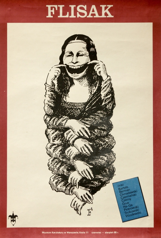 Flisak Muzeum Karykatury - Mona Lisa, Museum of Caricature - Mona Lisa, Flisak Jerzy