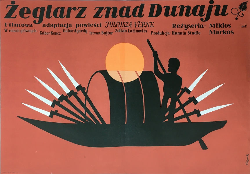 The Danube Pilot Flisak Jerzy Film Movie Poster Year 1975 
