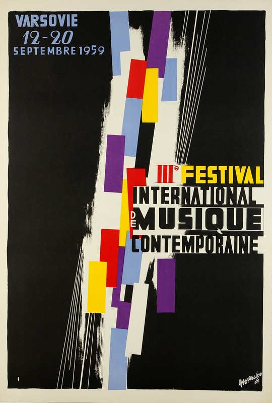 IIIe Festival International de Musicue Contemporaine, Automne de Varsovie, Festival of International Contemporary Music - Warsaw Autumn, Gronowski Tadeusz