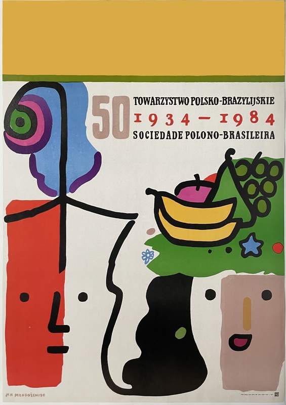 Towarzystwo Polsko - Brazylijskie 1934 - 1984, Polish-Brazilian Society 1934 - 1984, Mlodozeniec Jan Towarzystwo Polsko - Brazylijskie 1934 - 1984, Polish-Brazilian Society 1934 - 1984, Mlodozeniec Jan