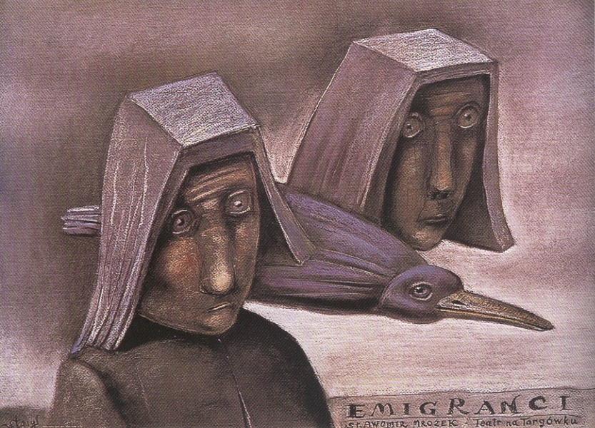 Emigranci, The Emigrants, Eidrigevicius Stasys