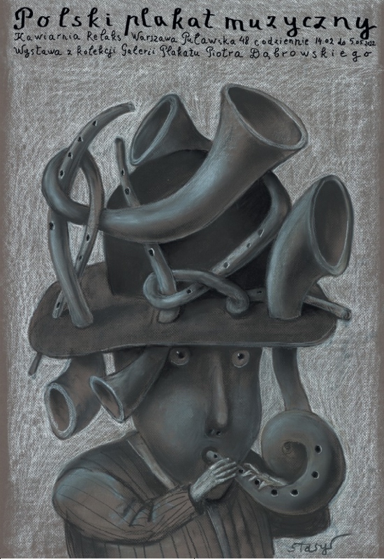 Polski plakat muzyczny, Polish Music Poster, Eidrigevicius Stasys Polski plakat muzyczny, Polish Music Poster, Eidrigevicius Stasys