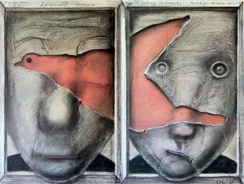 Zwierciadło, The Mirror, Eidrigevicius Stasys Zwierciadło, The Mirror, Eidrigevicius Stasys